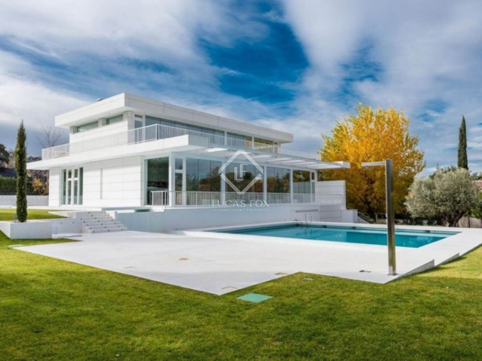 Vista exterior de Casa o chalet en venta en La Moraleja con Aire acondicionado, Jardín privado y Terraza