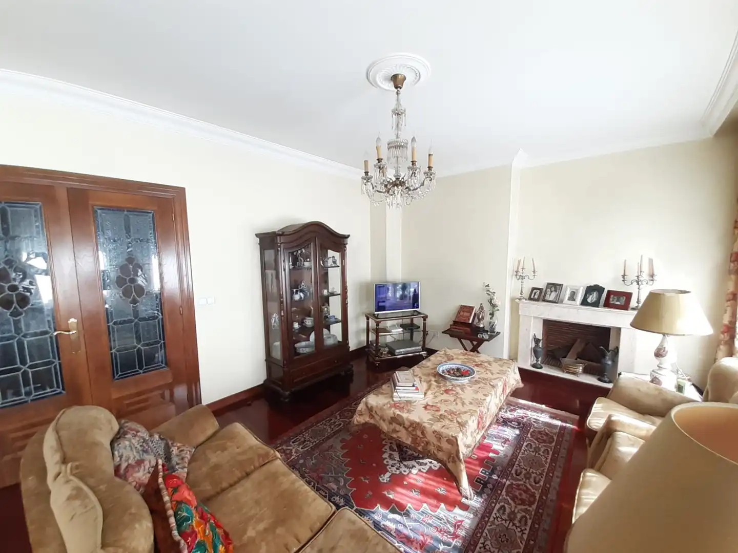 Sala de estar de Piso en venta en Vigo  con Calefacción, Parquet y Trastero