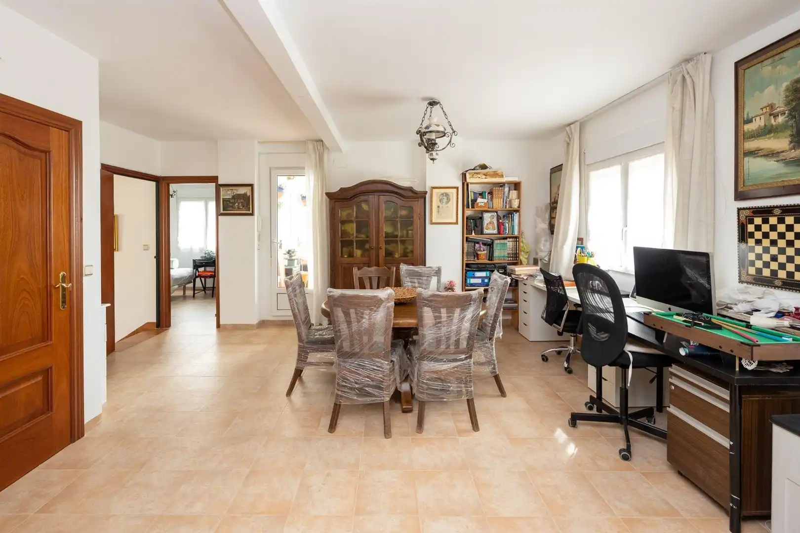 Dining room of Houses for sale in Barrio de la Vega