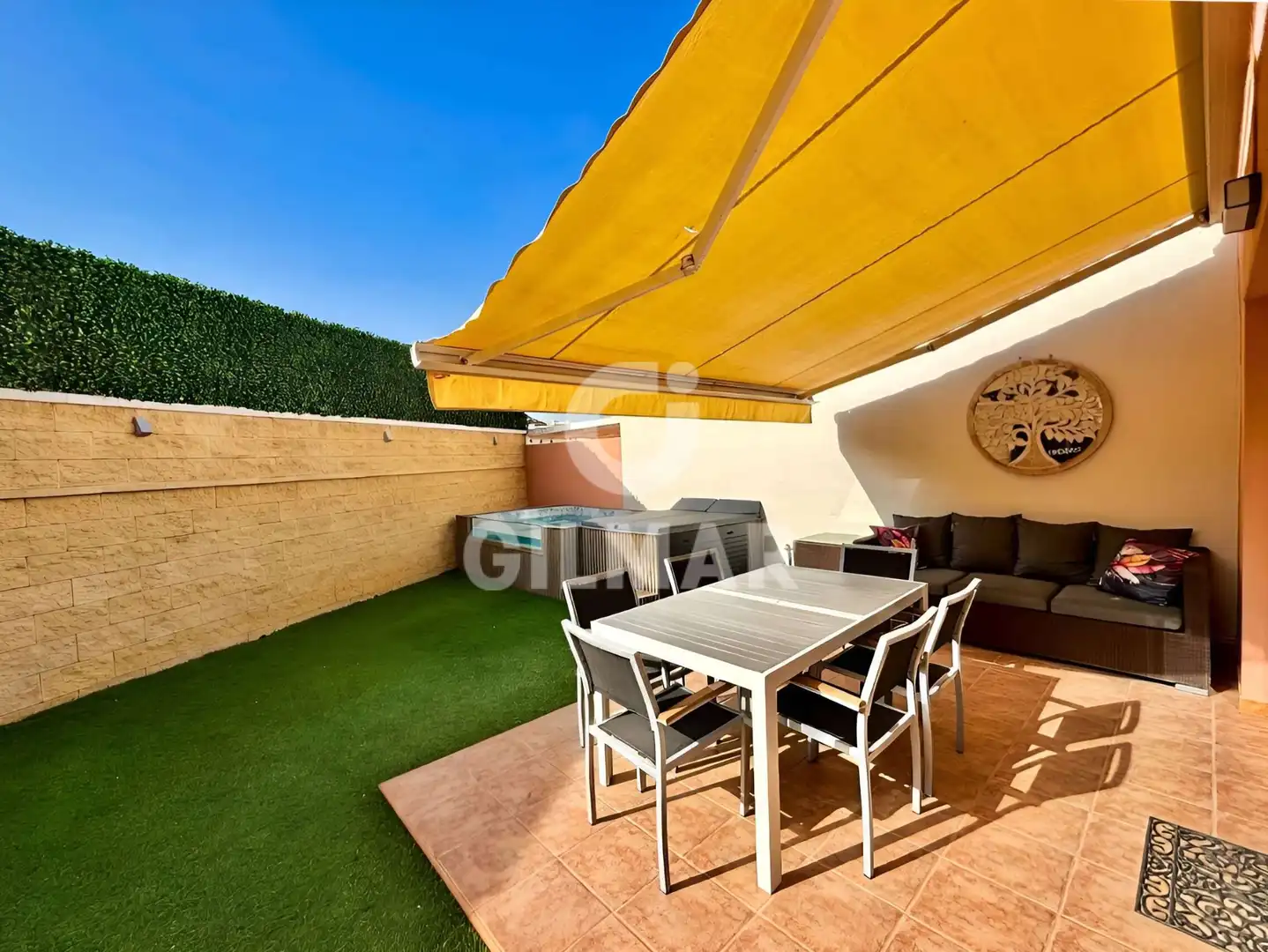 Terraza de Casa adosada en venta en Adeje con Jardín privado, Terraza y Amueblado