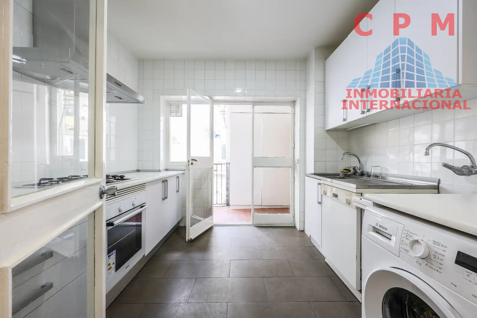 Cocina de Piso de alquiler en Madrid con Aire acondicionado, Calefacción y Parquet