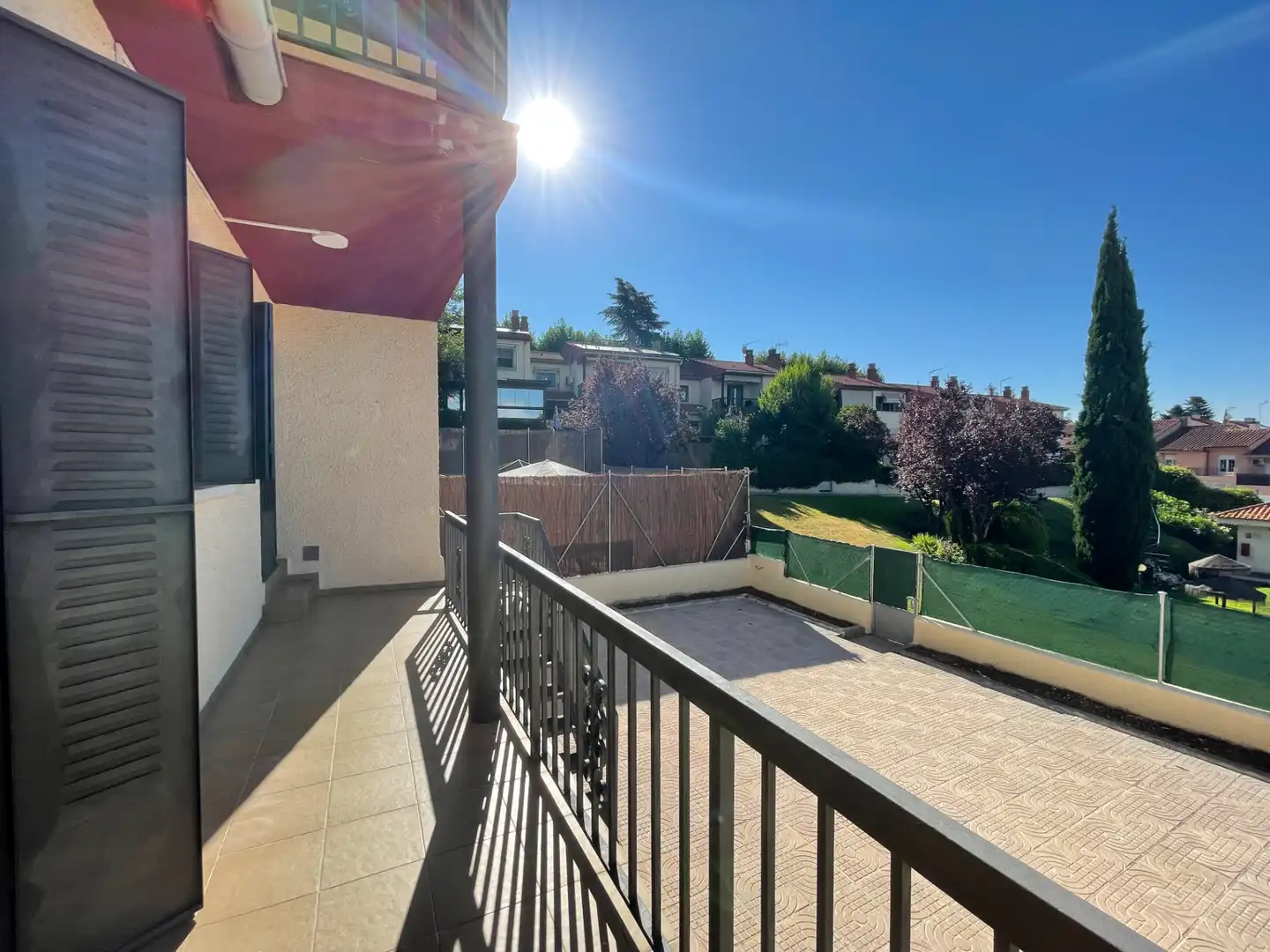 Terraza de Casa o chalet de alquiler en San Agustín del Guadalix con Aire acondicionado, Calefacción y Jardín privado