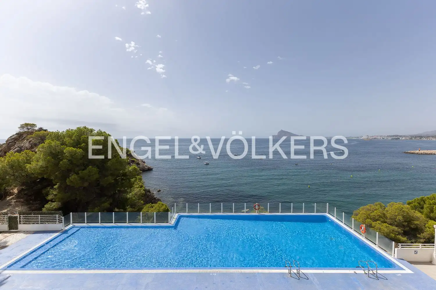 Piscina de Piso de alquiler en Altea con Aire acondicionado, Calefacción y Jardín privado
