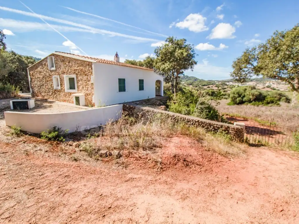 Vista exterior de Finca rústica en venda en Es Mercadal amb Jardí privat