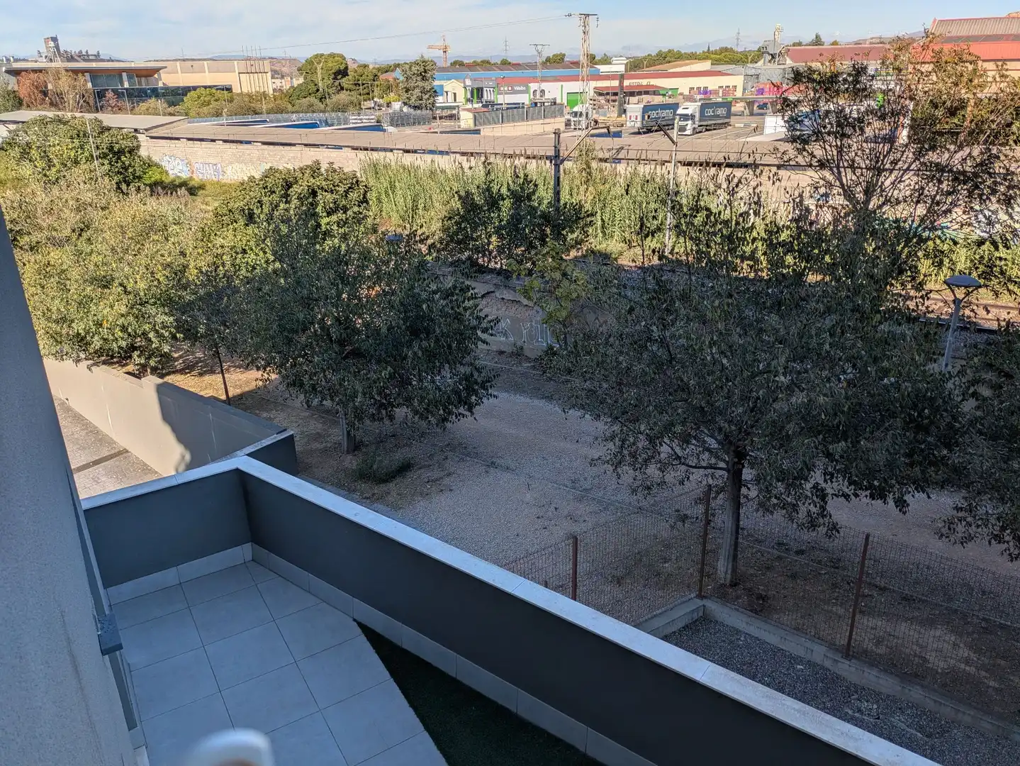 Terrasse von Wohnung zum Verkauf in Monzón mit Klimaanlage, Heizung und Terrasse