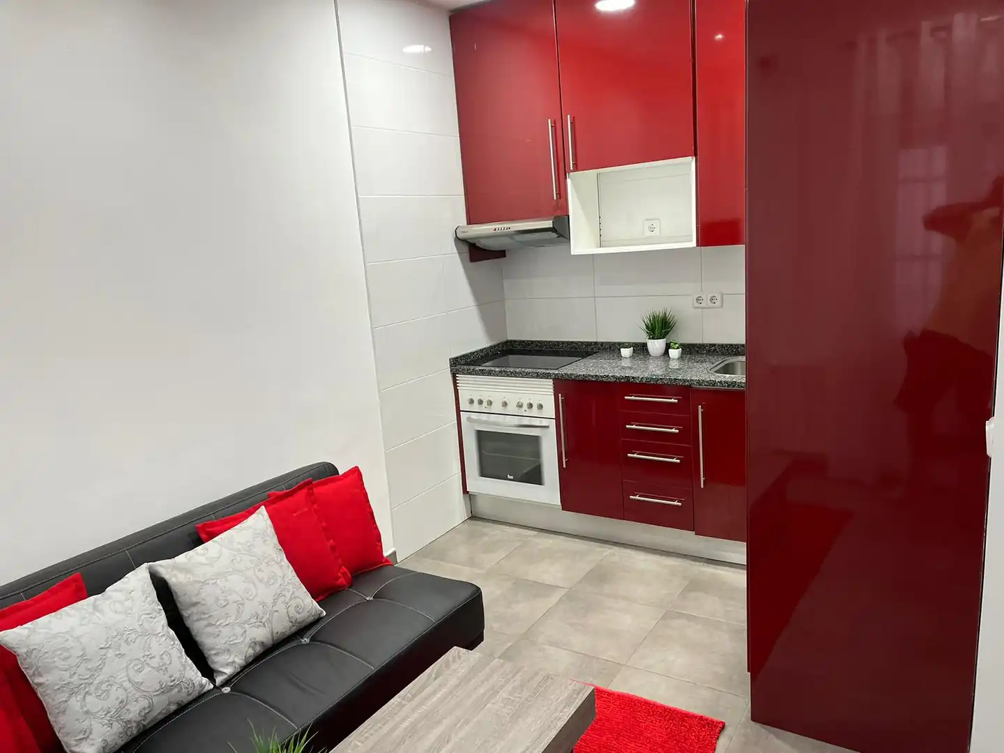 Cuina de Pis de lloguer en Madrid amb Aire condicionat, Calefacció i Parquet