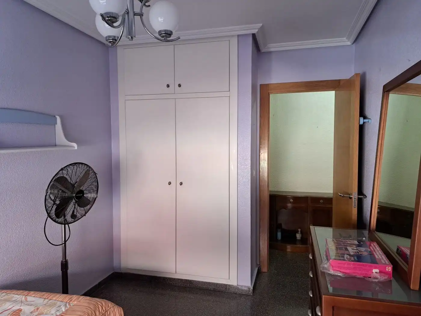 Bedroom of Flat for rent in Murcia  with Air Conditioner, Heating and Terrace