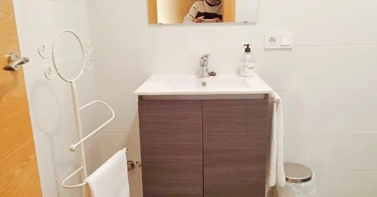 Baño de Casa o chalet en venta en Alcalá del Júcar con Aire acondicionado, Jardín privado y Terraza