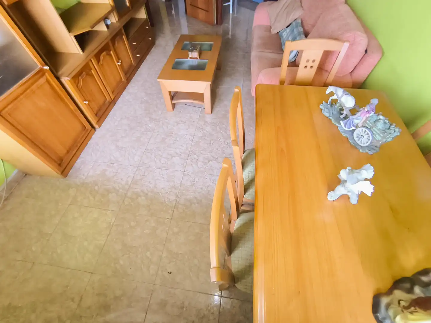 Dining room of Ground floor for rent in Palencia  with Heating, Parquet flooring and Storage room