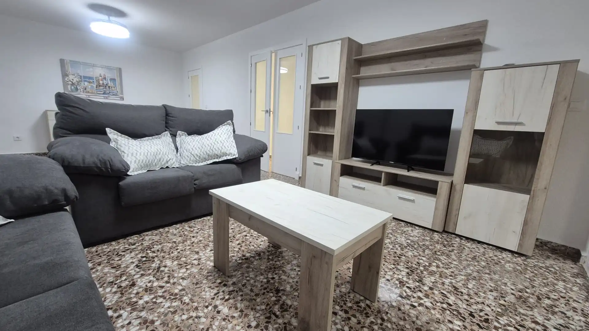 Wohnzimmer von Wohnung zur Miete in Cartagena mit Terrasse und Möbliert