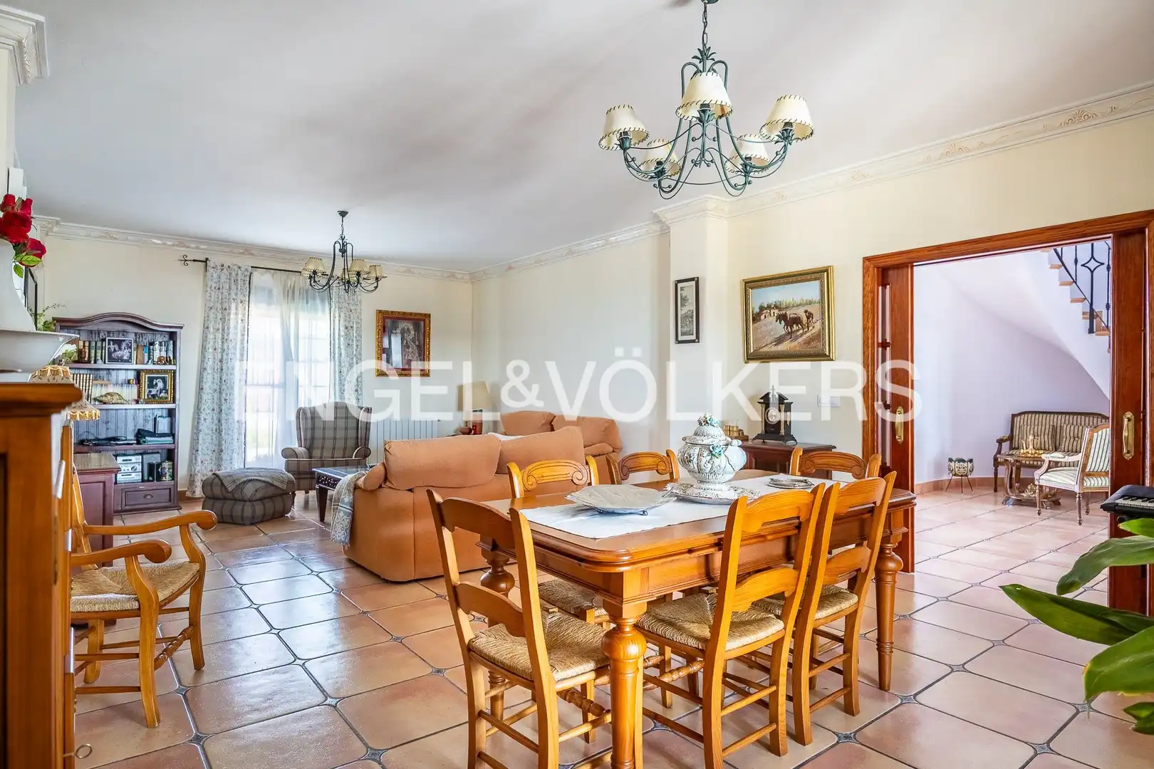 Comedor de Casa o chalet en venta en Castilleja del Campo con Aire acondicionado, Calefacción y Jardín privado