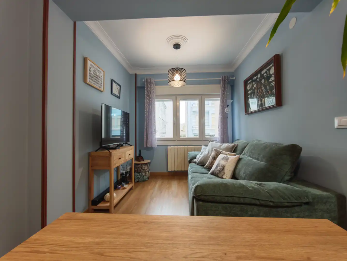 Wohnzimmer von Wohnung zum Verkauf in Ferrol mit Heizung, Möbliert und Waschmaschine