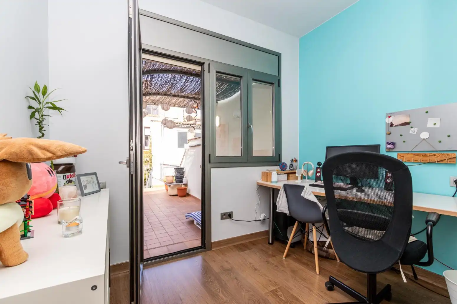 Terraza de Casa adosada en venta en Terrassa con Calefacción, Parquet y Terraza