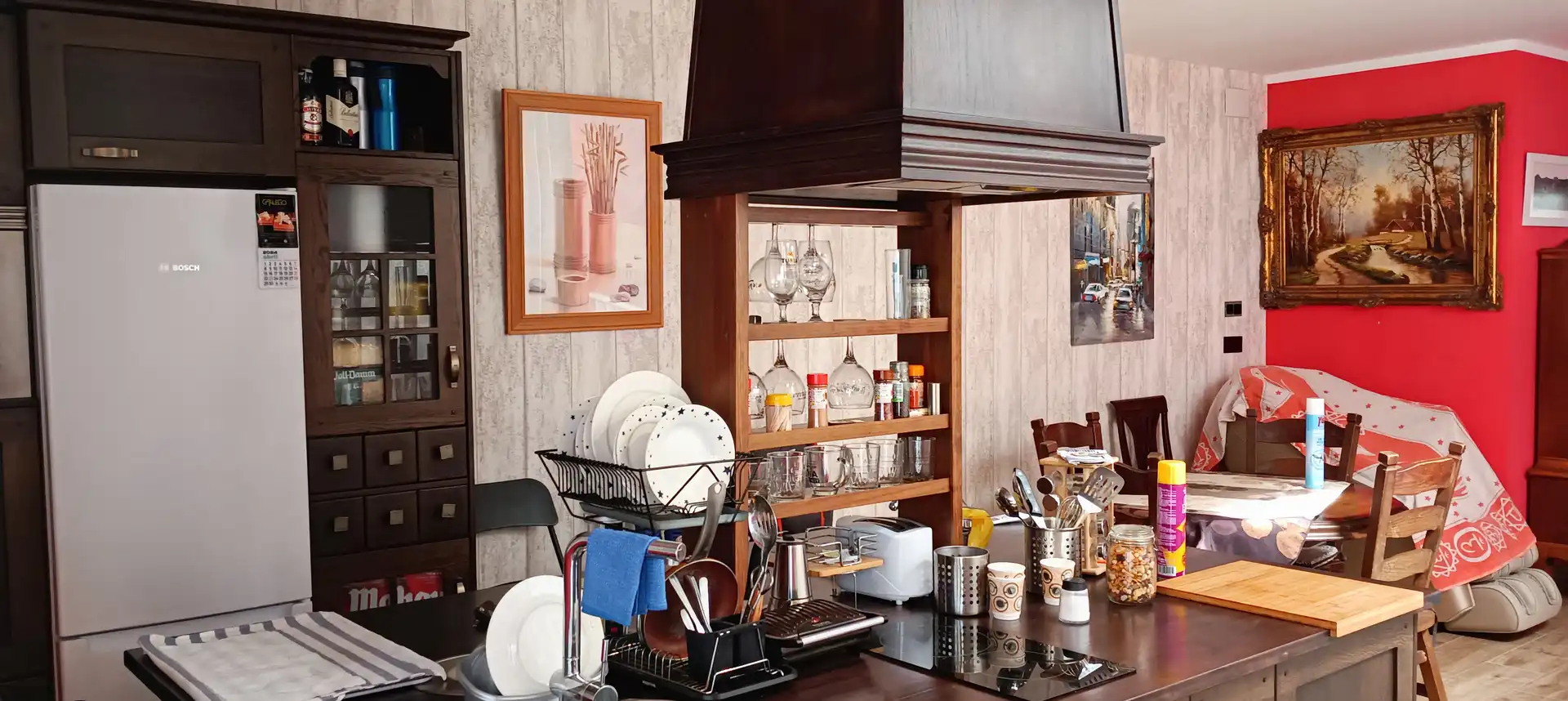 Cocina de Casa adosada en venta en Cartagena con Aire acondicionado, Calefacción y Jardín privado