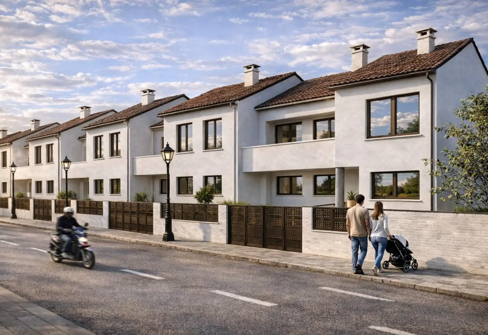 Vista exterior de Casa adosada en venta en Bargas con Calefacción, Jardín privado y Terraza