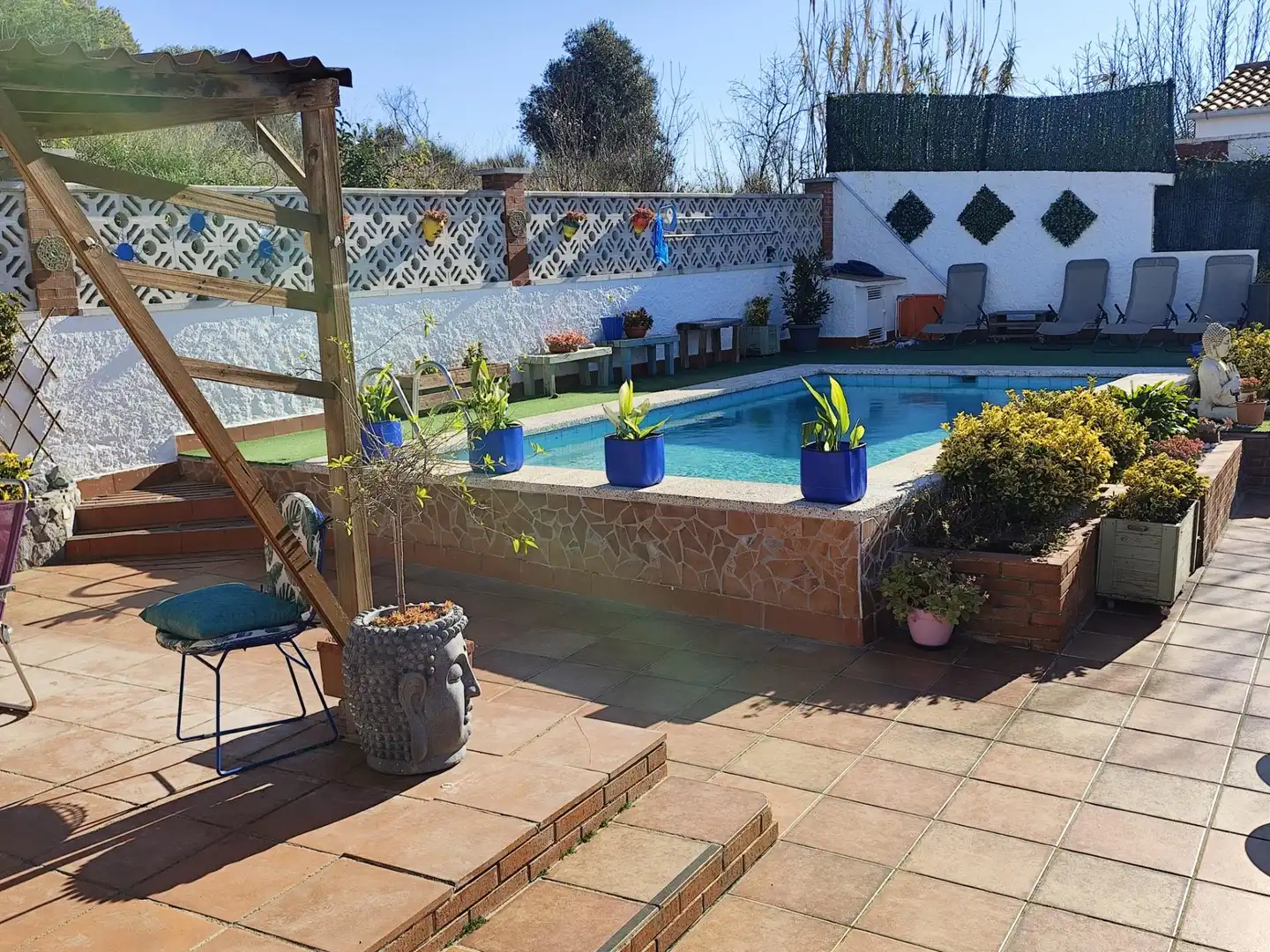 Piscina de Casa o xalet en venda en Piera amb Aire condicionat, Calefacció i Jardí privat