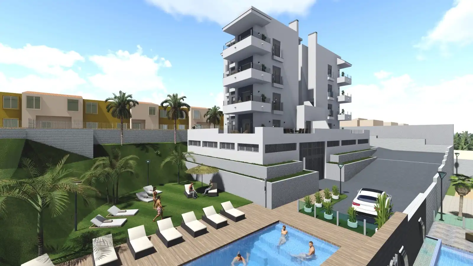 Appartement compact avec piscine à vendre à Orihuela Costa