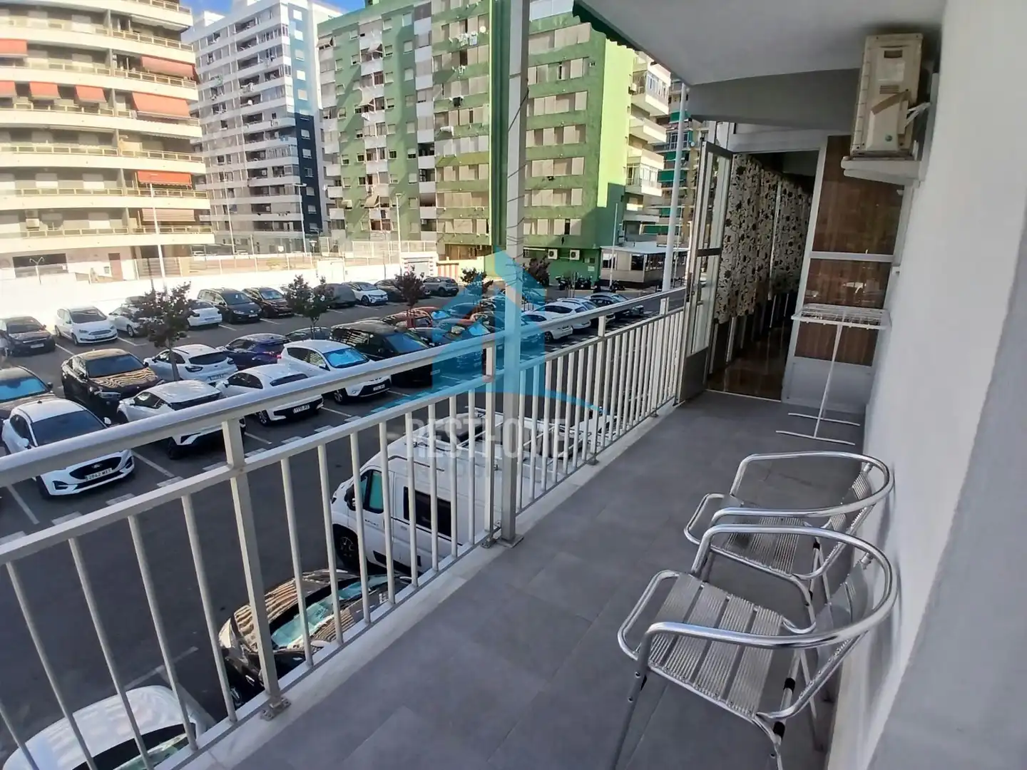 Balcony of Flat for rent in Cullera  with Air Conditioner, Heating and Terrace