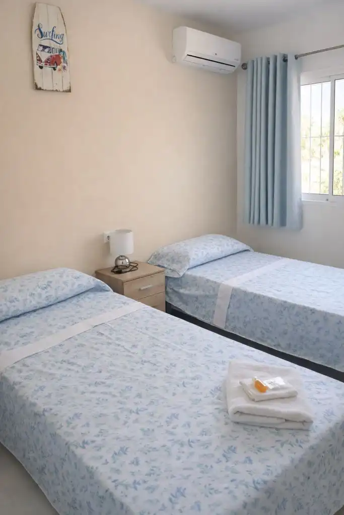 Bedroom of Apartments for sale in El Campello  with Air Conditioner, Balcony and Community pool