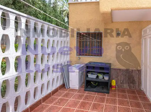 Balcony of Houses for sale in Roquetas de Mar  with Air Conditioner, Heating and Private garden