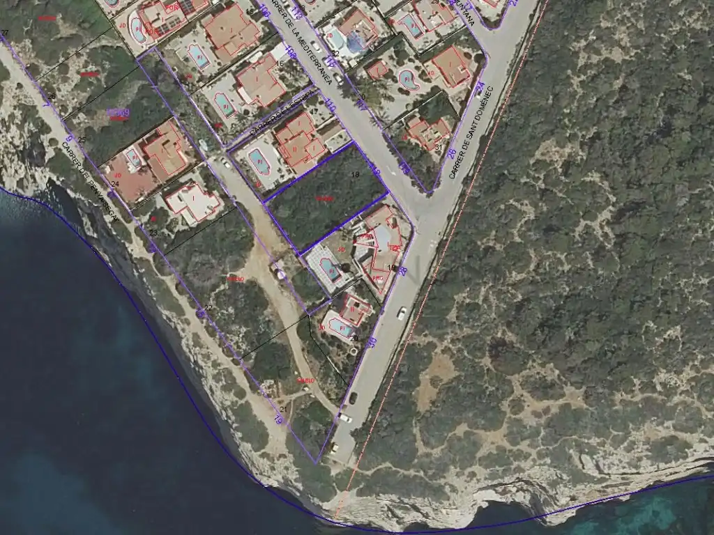 Terreno residenziale in vendita a Cala en Porter, imagen 4