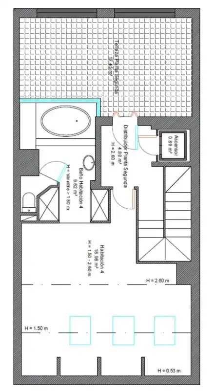 Maison mitoyenne avec terrasse à vendre à Calle de la Bahía de Santander, imagen 61