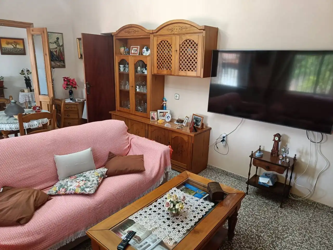 Wohnzimmer von Country house zum Verkauf in Montefrío mit Klimaanlage, Privatgarten und Terrasse