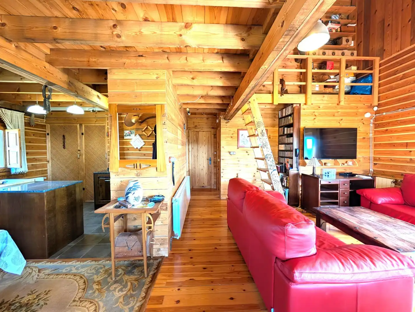 Living room of Country homes for sale in Moratalla  with Heating, Private garden and Furnished