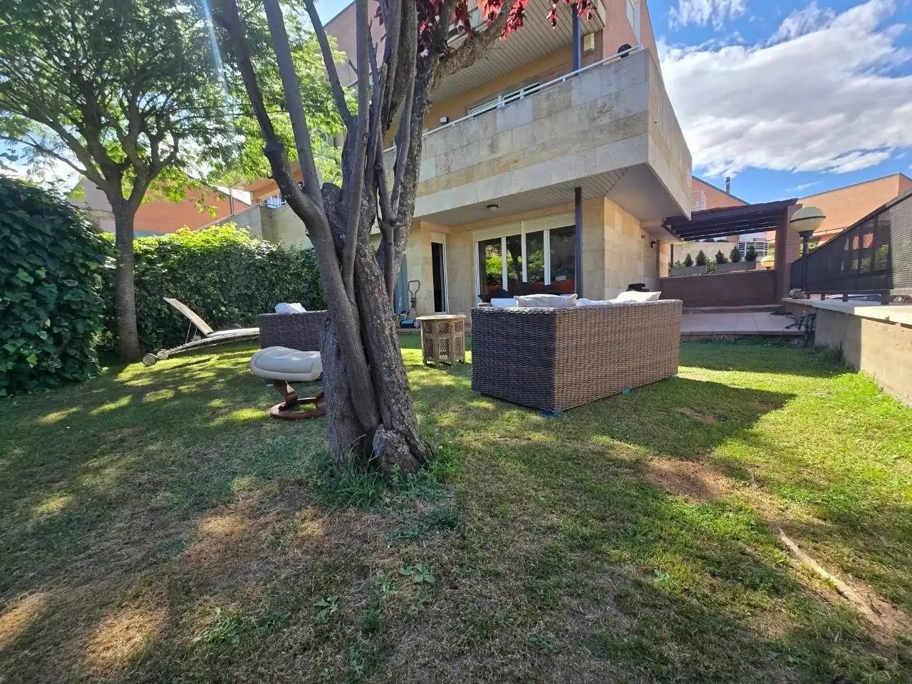 Terraza de Casa o chalet en venta en  Logroño con Calefacción, Jardín privado y Terraza