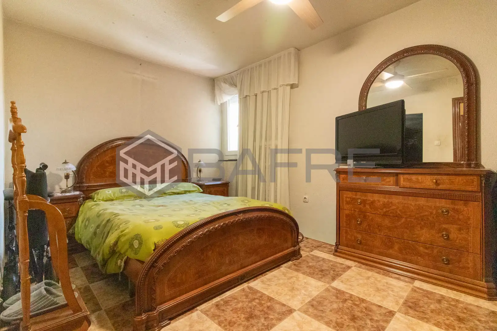 Bedroom of Flat for sale in Madrid  with Air Conditioner