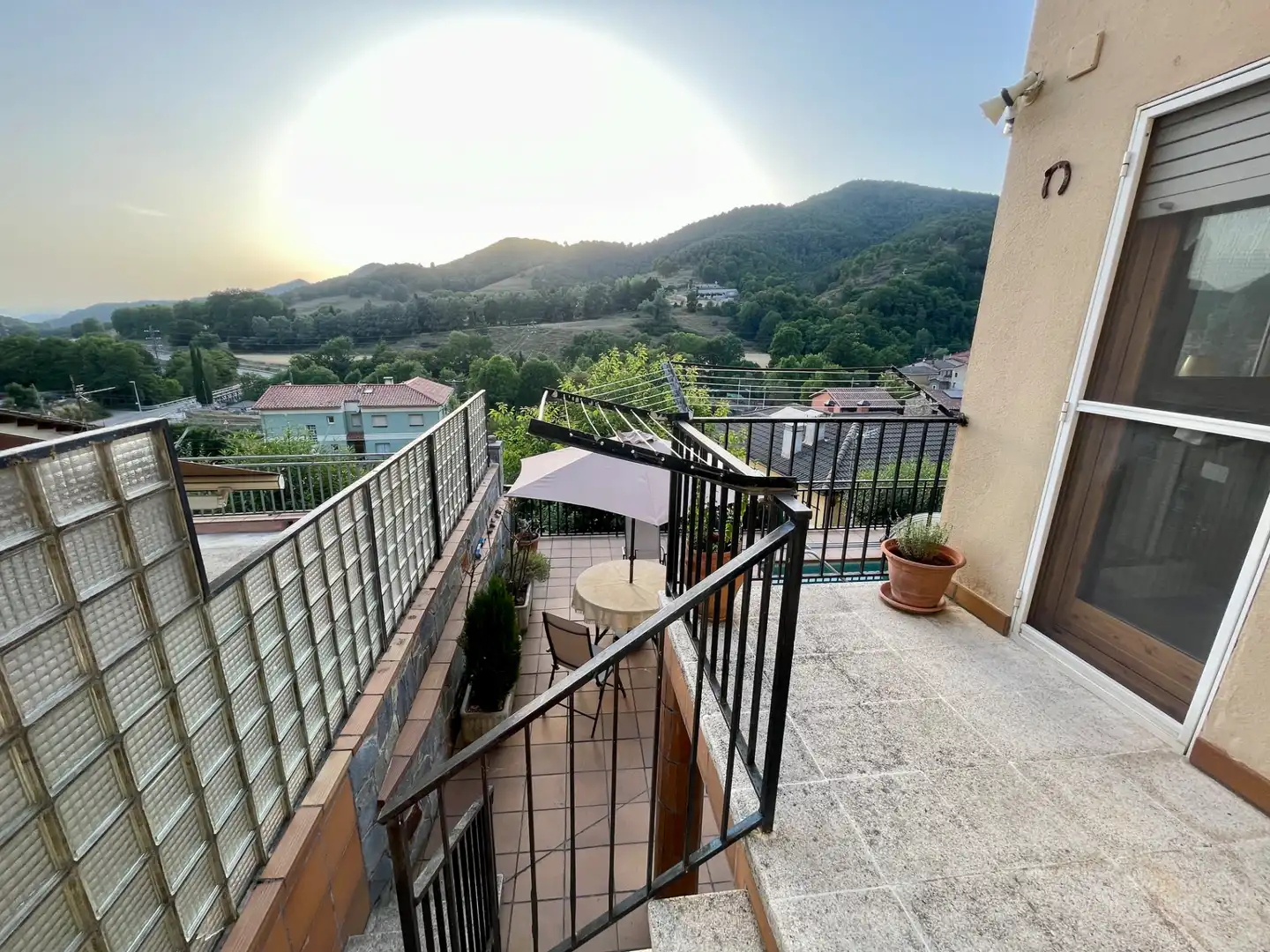 Terraza de Casa o chalet en venta en Sant Pau de Segúries con Aire acondicionado, Jardín privado y Terraza