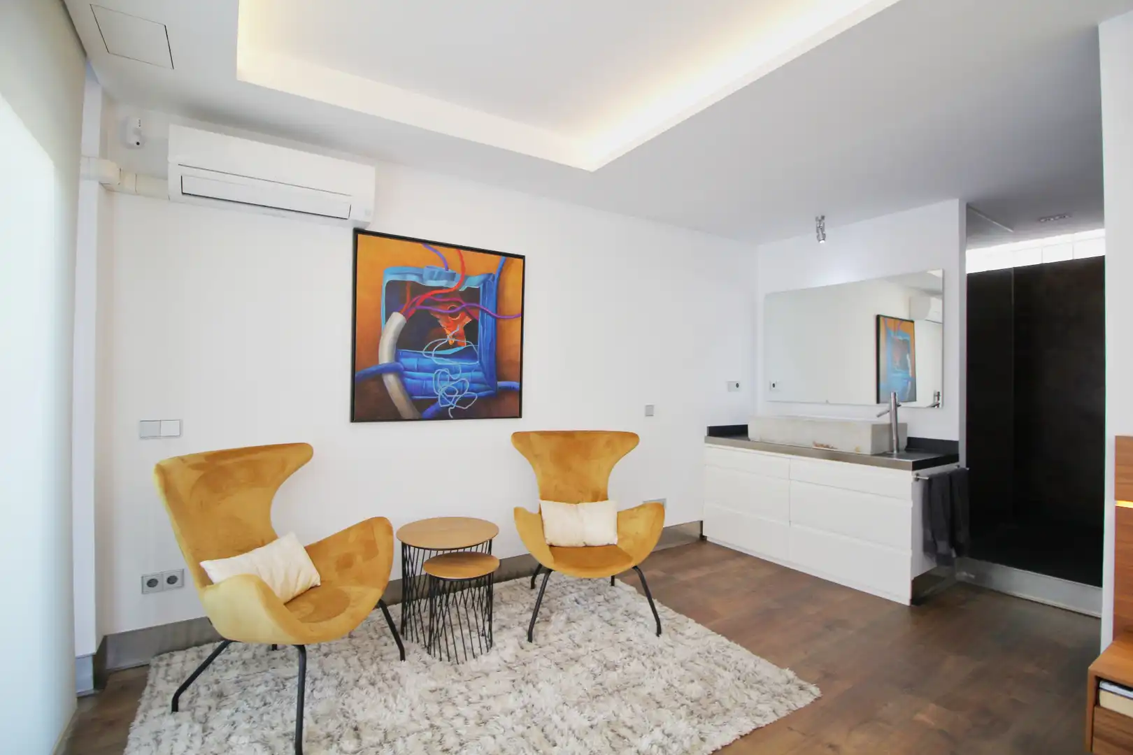 Sala d'estar de Dúplex en venda en Madrid amb Aire condicionat, Calefacció i Terrassa