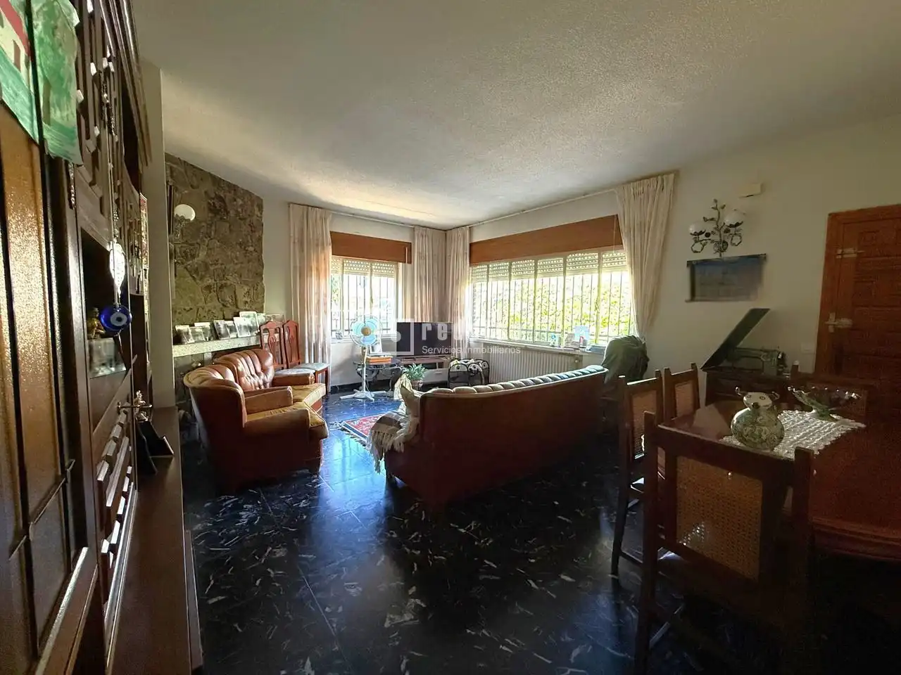 Sala de estar de Casa o chalet en venta en Galapagar con Calefacción y Terraza