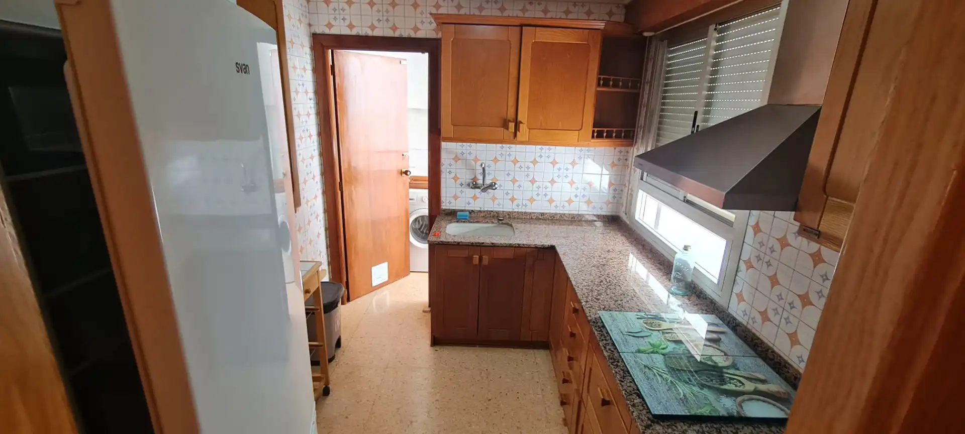 Cocina de Piso de alquiler en La Vall d'Uixó con Amueblado, Lavadora y Microondas