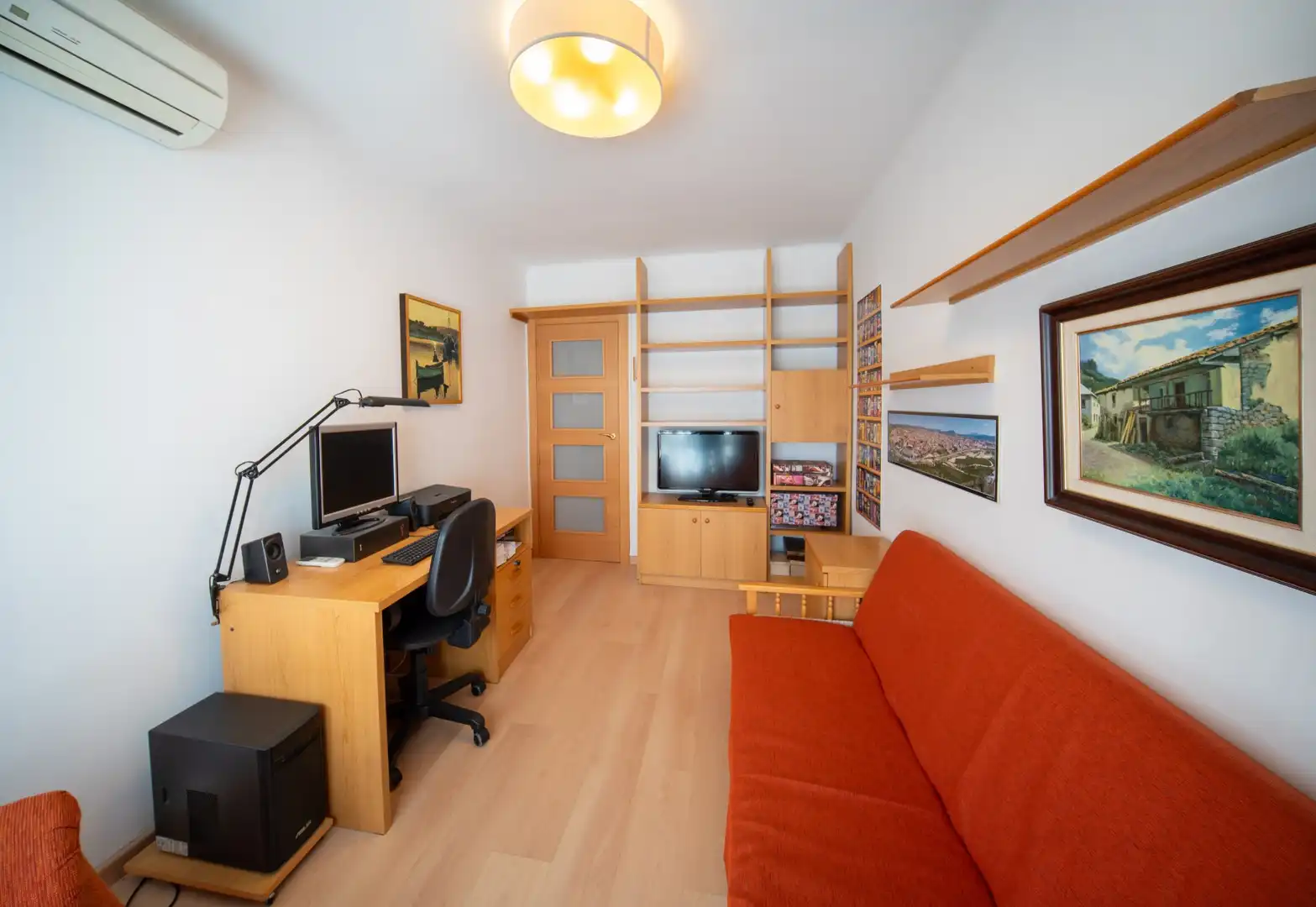 Sala de estar de Piso en venta en Igualada con Aire acondicionado, Calefacción y Trastero