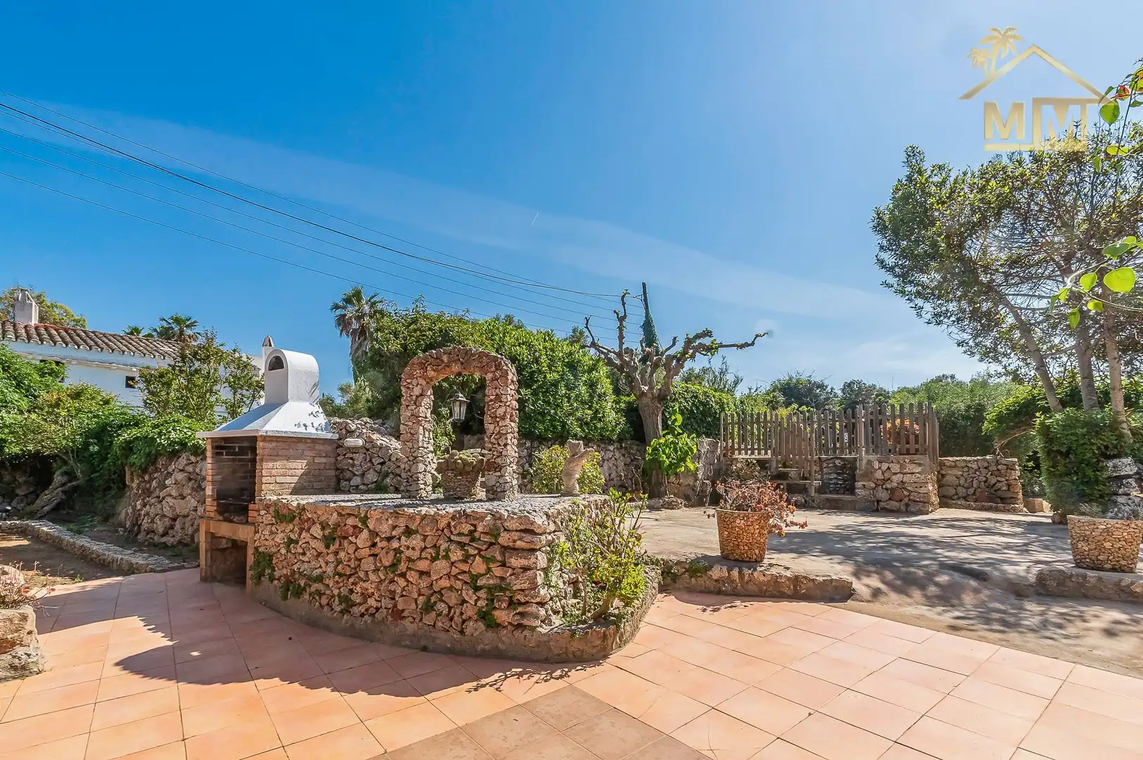 Jardín de Casa o chalet en venta en Es Castell con Aire acondicionado, Calefacción y Jardín privado