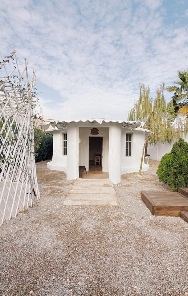 Vista exterior de Finca rústica de lloguer en  Valencia Capital amb Aire condicionat, Jardí privat i Terrassa