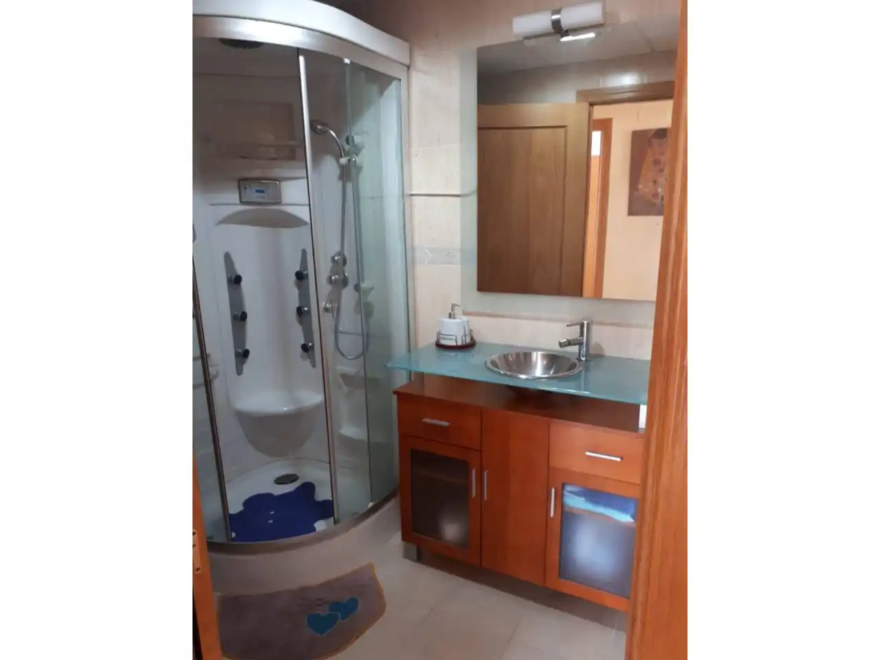 Badezimmer von Wohnung zur Miete in Don Benito mit Klimaanlage, Heizung und Möbliert