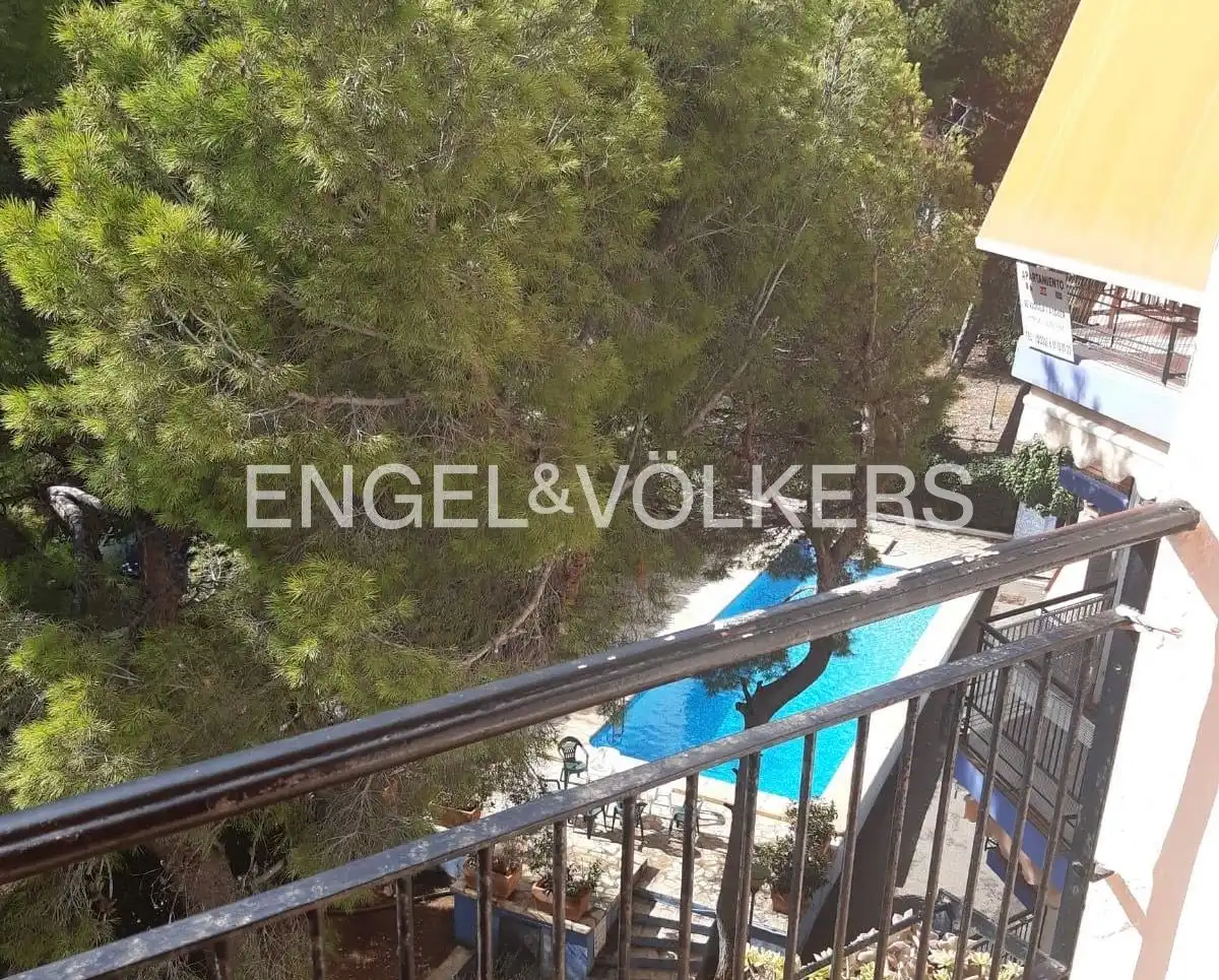 Terrassa de Pis de lloguer en Dénia amb Aire condicionat, Calefacció i Terrassa