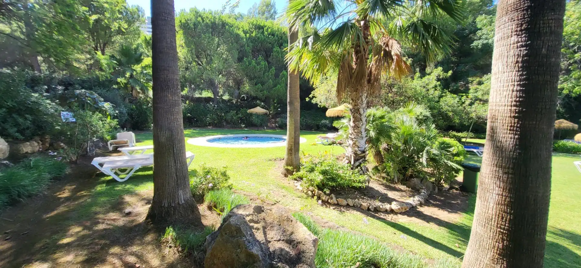 Garden of Apartments for rent in Benahavís  with Air Conditioner, Heating and Private garden