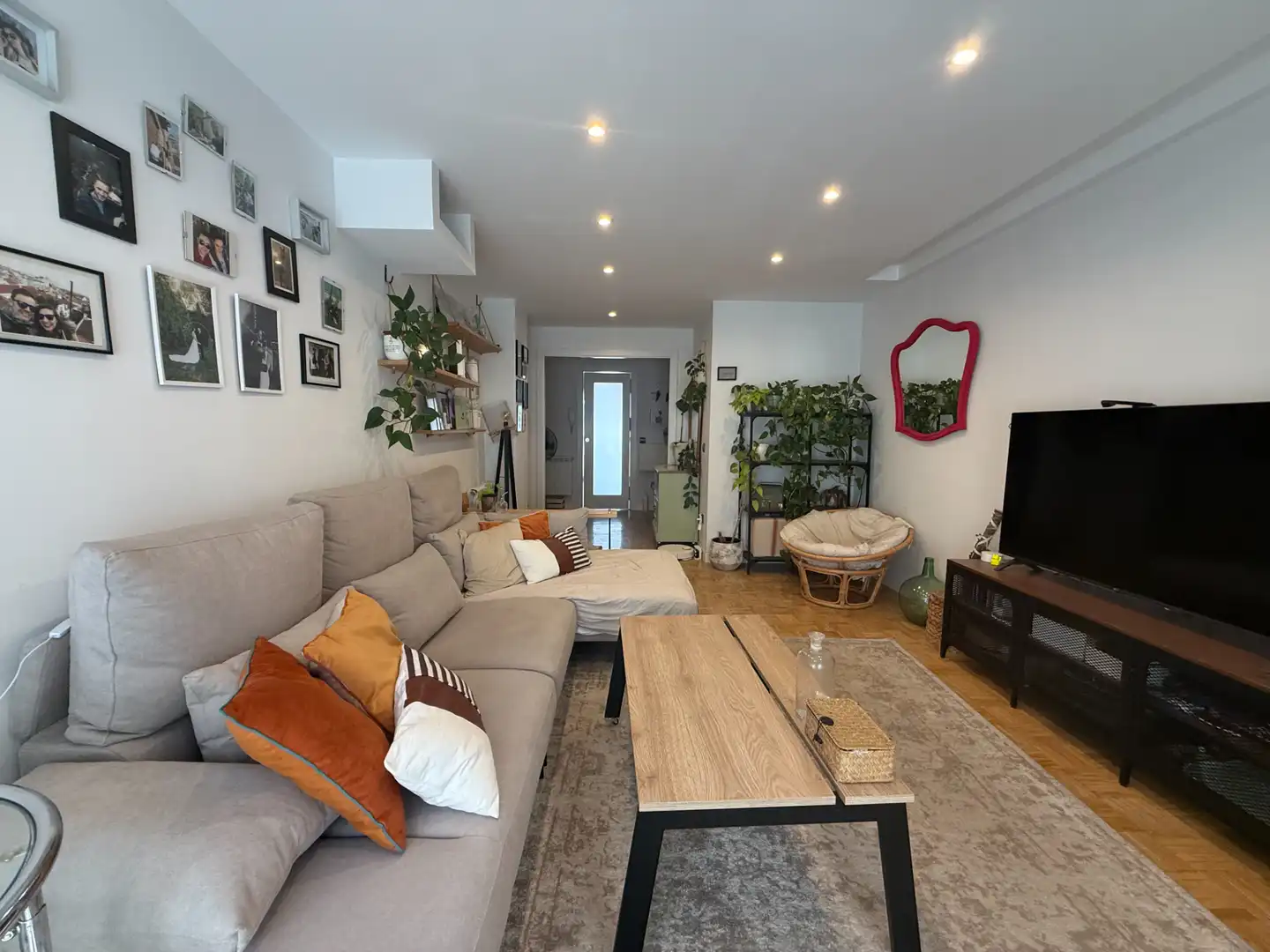 Wohnzimmer von Wohnung zum Verkauf in León Capital  mit Heizung, Parkett und Möbliert