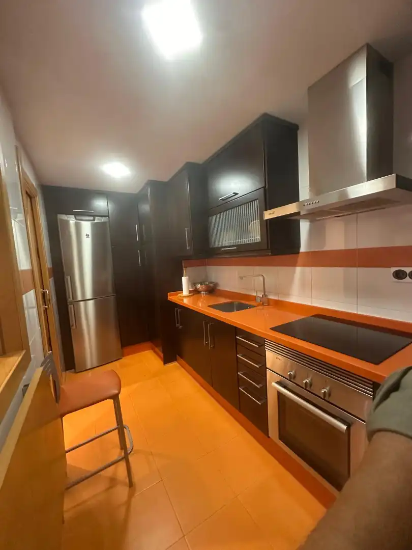 Cocina de Apartamento en venta en Don Benito con Jardín privado, Trastero y Amueblado