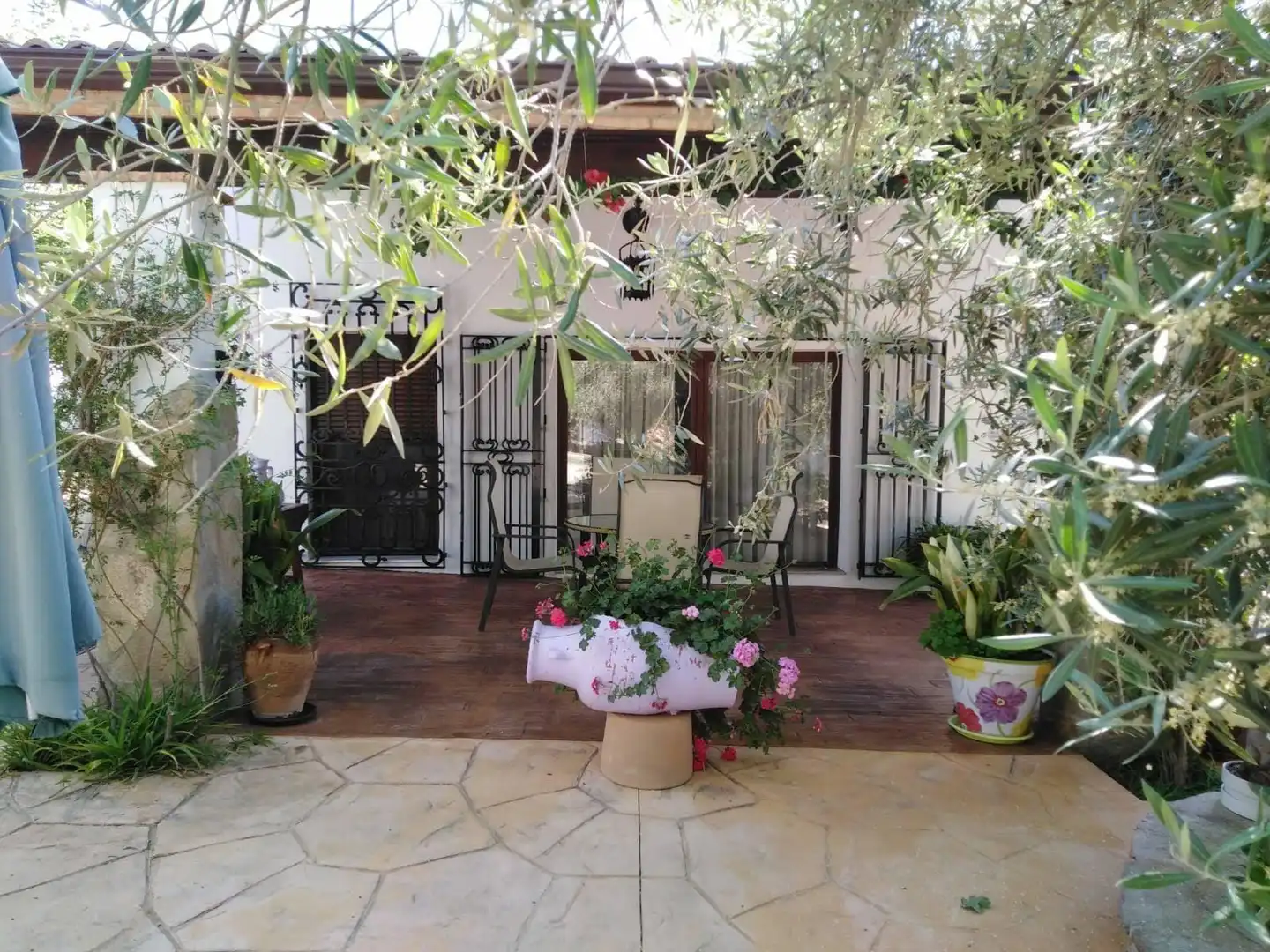 Garden of Houses for sale in Jaén  with Air Conditioner and Furnished