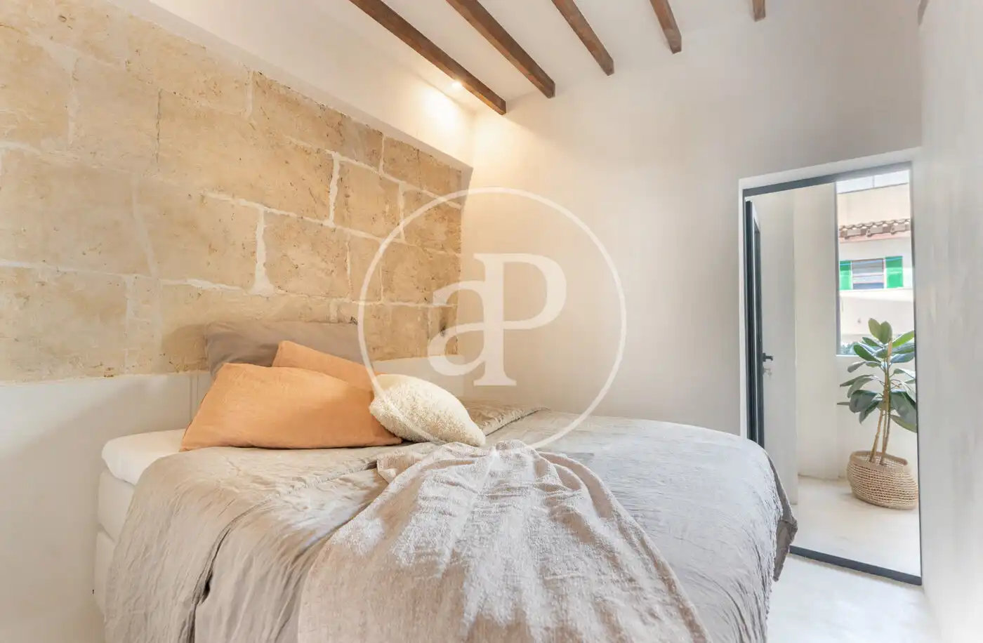Dormitori de Pis en venda en  Palma de Mallorca amb Aire condicionat, Calefacció i Balcó