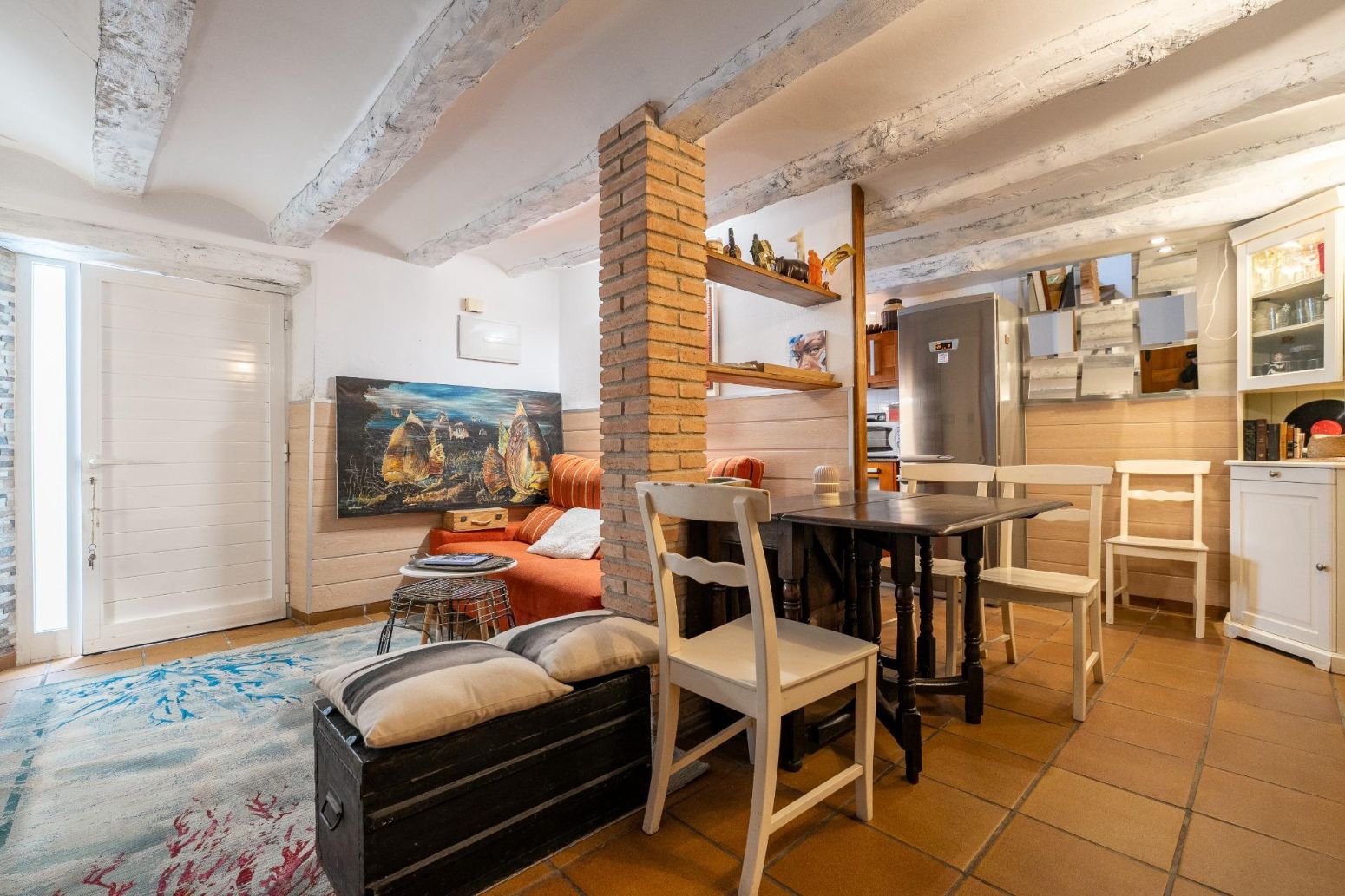 Sala d'estar de Casa o xalet en venda en L'Ametlla de Mar  amb Parquet