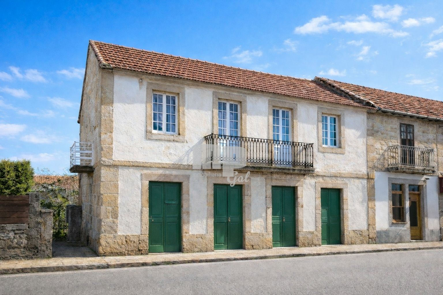 Exterior view of Country house for sale in Pazos de Borbén  with Private garden