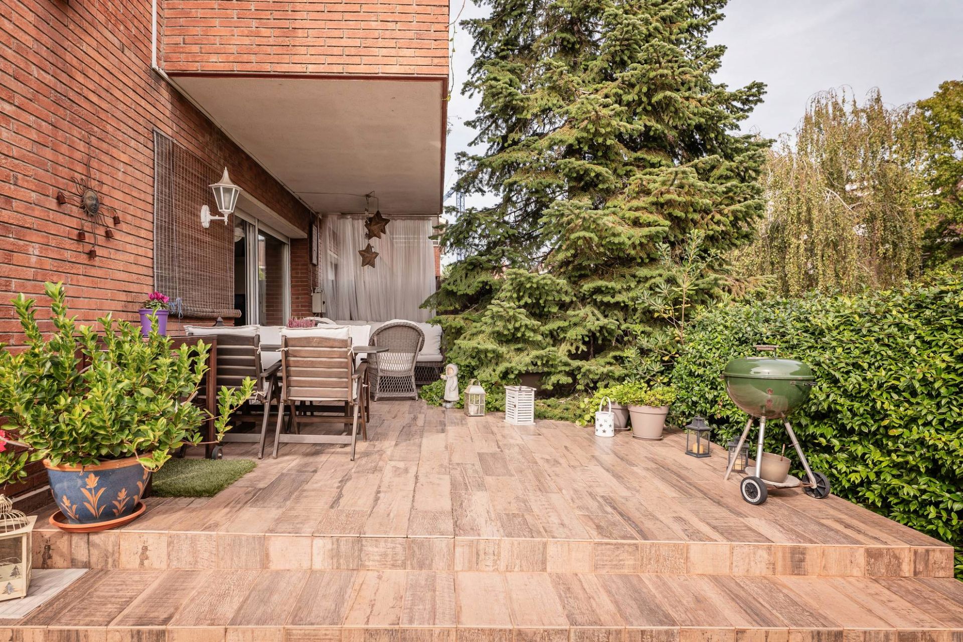 Terrace of Planta baja for sale in Sant Cugat del Vallès  with Heating, Private garden and Parquet flooring