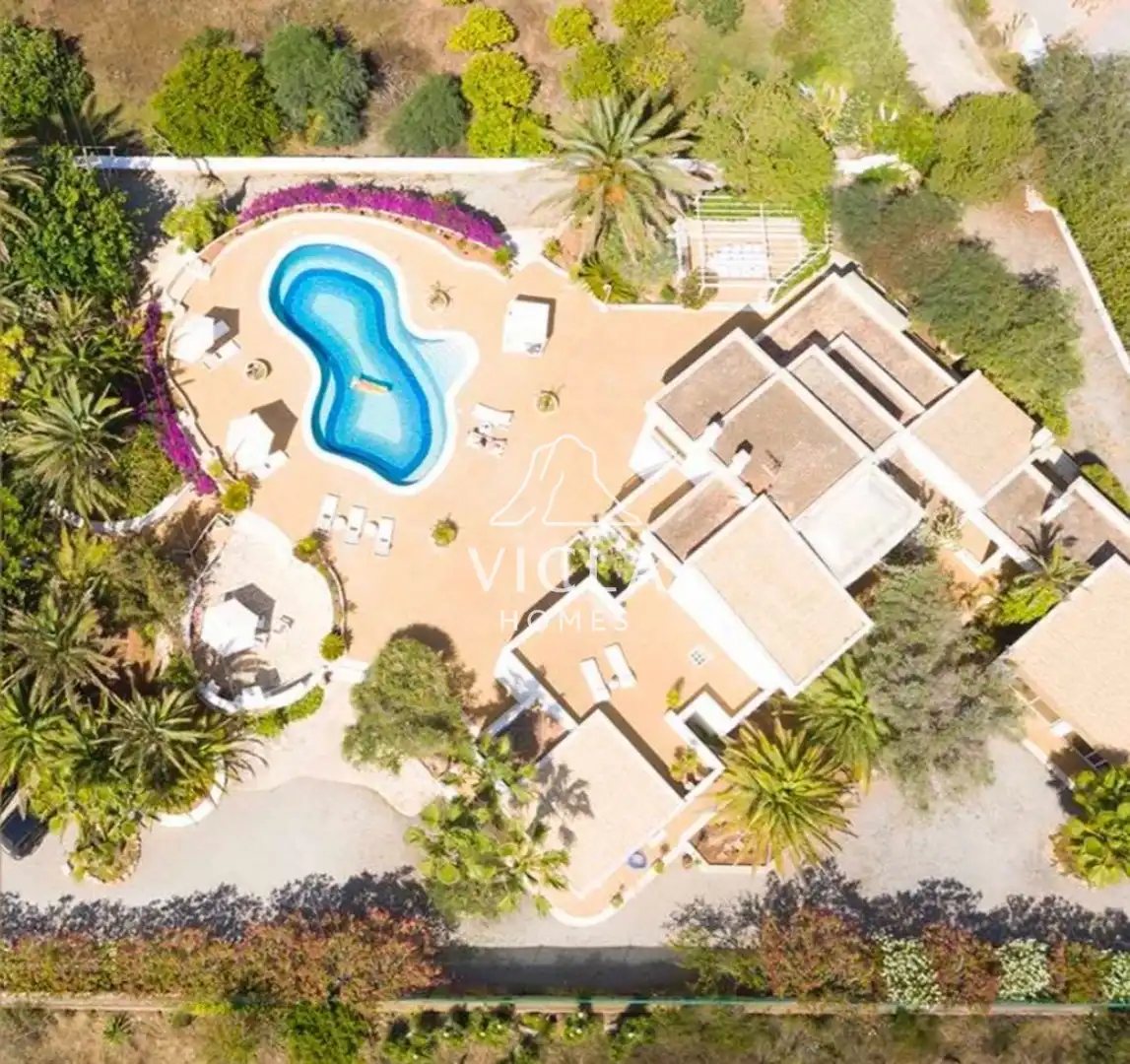 Vista exterior de Casa o chalet en venta en Santa Eulària des Riu con Aire acondicionado, Calefacción y Terraza