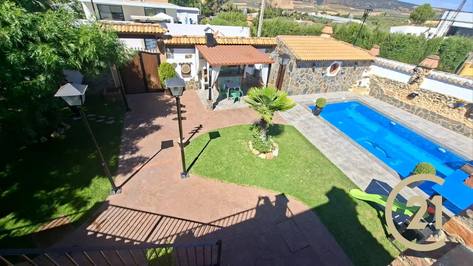 Jardín de Casa o chalet en venta en Arriate con Aire acondicionado, Jardín privado y Terraza