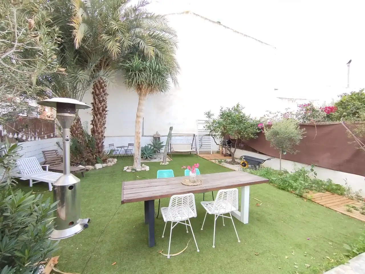 Garden of Houses for sale in El Campello  with Air Conditioner, Private garden and Terrace